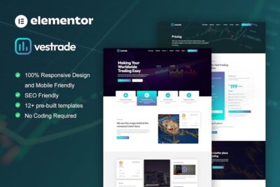 Vestrade - Trading & Investment Elementor Template Kit