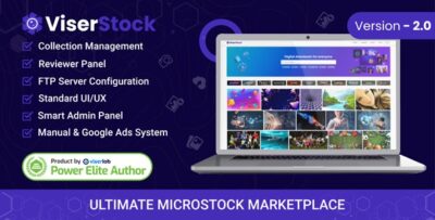 ViserStock - Ultimate Microstock Marketplace - nulled v2.0