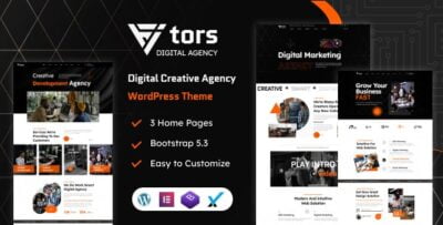 Vitors - Digital Marketing Agency WordPress Theme