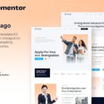 Vizago - Immigration & Visa Consulting Service Elementor Template Kit