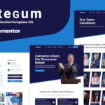 Votegum - Candidate Election Elementor Template Kit