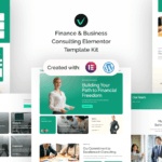 Vynance - Finance & Business Consulting Elementor Template Kit