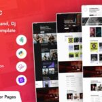 W3Music - Music, Band, Dj Bootstrap Django Template