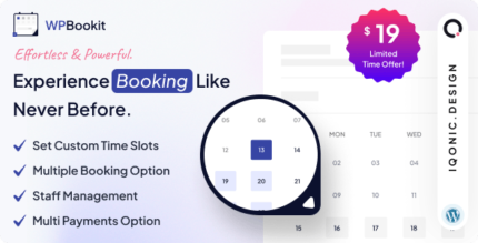 WPBookit - Appointment Booking WordPress Plugin v1.4.2