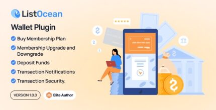 Wallet Plugin - Listocean Classified Ads Listing Marketplace Platform