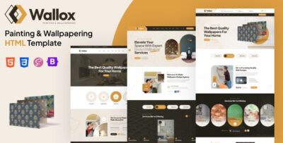 Wallox - Painting & Wallpapering HTML Template