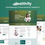Wealthify - Online Banking & Finance Elementor Pro Template Kit