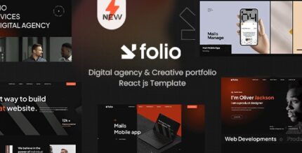 Webfolio - Creative Portfolio & Digital Agency React-js Template