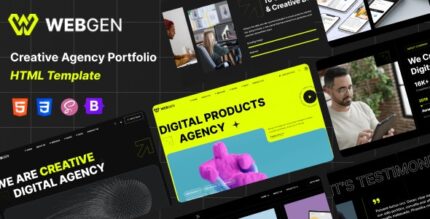 Webgen - Creative Agency & Portfolio HTML Template