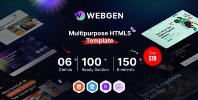 Webgen - The Multipurpose HTML5 Template