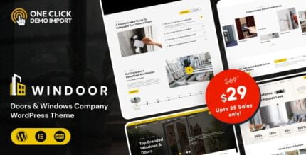 Windoor - Doors & Windows Company WordPress Theme