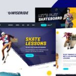 WiseRide - Skateboarding Lessons Elementor Template Kit