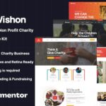 Wishon - Non Profit Charity Elementor Template Kit
