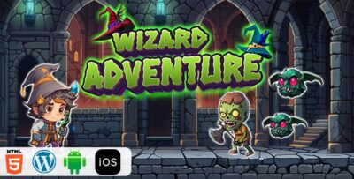 Wizard Adventure - HTML5 Game