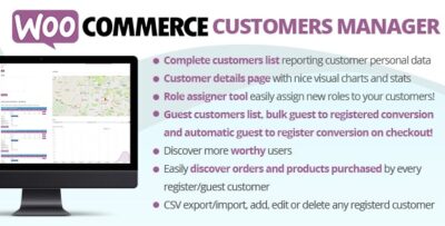 Woocommerce Customers Manager By Vanquish V30.2