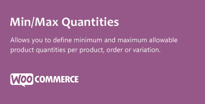 Woocommerce Minmax Quantities V4.3.2