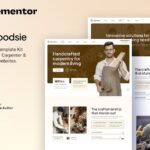 Woodsie - Carpenter & Craftsman Elementor Template Kit