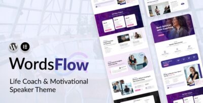 Wordsflow - Life Coach & Motivational Speaker Theme