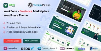 WorkZone - Freelance Marketplace WordPress Theme