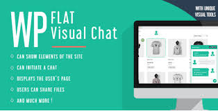 Wp Flat Visual Chat - Live Chat & Remote View For Wp Free V5.403