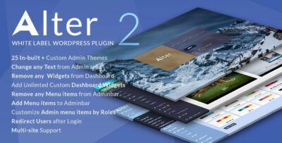 Wpalter - White Label Wordpress Plugin V.2.4.8