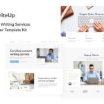 WriteUp - Content Writing Services Elementor Template Kit