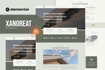 Xanoreat - Architecture Elementor Template Kit