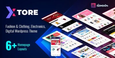 Xtore – Fashion & Clothing, Electronics, Digital Wordpress Theme