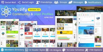 Youzify - BuddyPress Community & WordPress User Profile Plugin v3.5.4