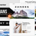 Zamans - Personal Painting Portfolio Elementor Pro Template Kit