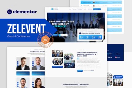 Zelevent - Event & Conference Elementor Template Kit