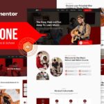 Zevone - Music Lessons & School Elementor Template Kit