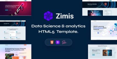 Zimis - Data Science & Analytics HTML5 Template