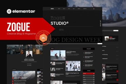 Zogue - Creative Blog & Magazine Elementor Pro Template Kit