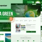 Zona Green - NGOs Environmental Protection Elementor Template Kit