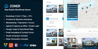 Zoner - Real Estate WordPress Theme V4.2