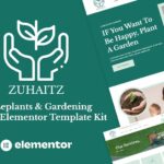 Zuhaitz - Houseplants & Gardening Service Elementor Template Kit