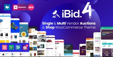 iBid - Multi Vendor Auctions WooCommerce Theme v4.1