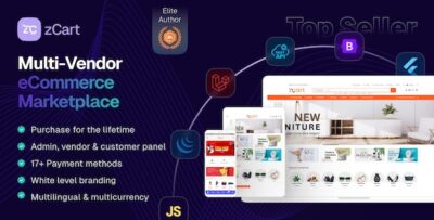 zCart - Multi-Vendor eCommerce Marketplace v2.16.0