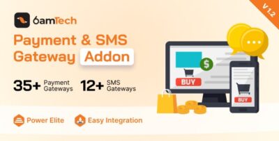 6amTech Payment & SMS Gateway Addon - NULLED v1.2