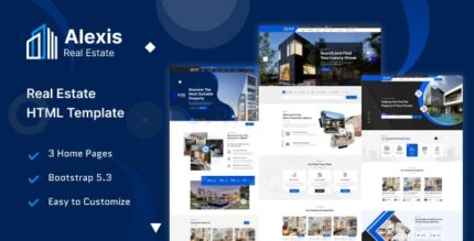 ALEXIS - Real Estates HTML Template