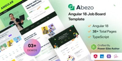 Abezo - Angular Job Board Template