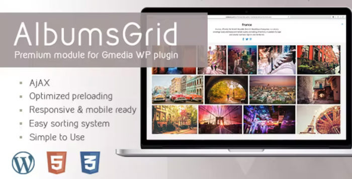 AlbumsGrid 4.2 Gallery Module for Gmedia plugin