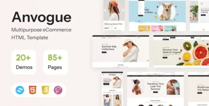 Anvogue - Multipurpose eCommerce HTML Template