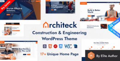 Architeck - Construction WordPress Theme V2.2