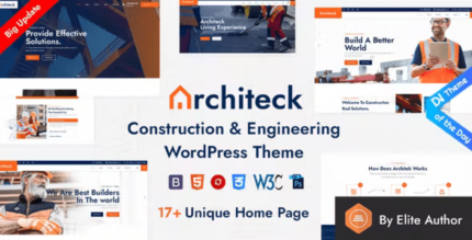 Architeck – Construction WordPress Theme V2.2