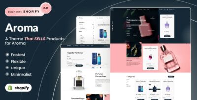 Aroma - Fragrance eCommerce Shopify 2.0 Store