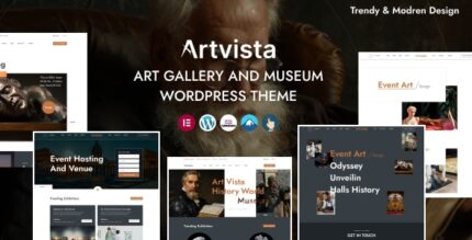 Artvista - Art Gallery & Museum WordPress Theme