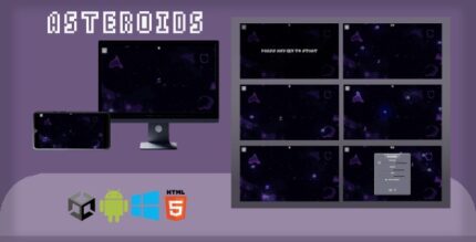 Asteroids Infinity - UNITY HTML