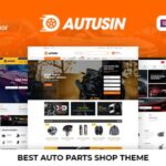 Autusin - Auto Parts & Car Accessories Shop Elementor WooCommerce WordPress Theme v2.8.5
